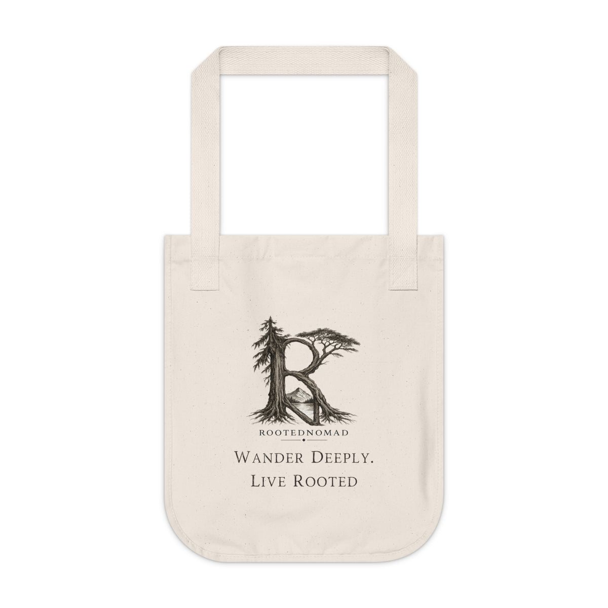 Wander Deeply Canvas Tote | RootedNomad