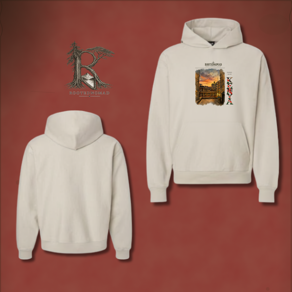 RootedNomad Nairobi Sunset Hoody