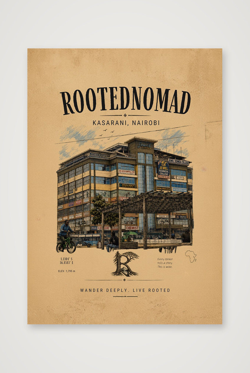 Kasarani Poster — A4 (21×30cm, 8×12") Print only