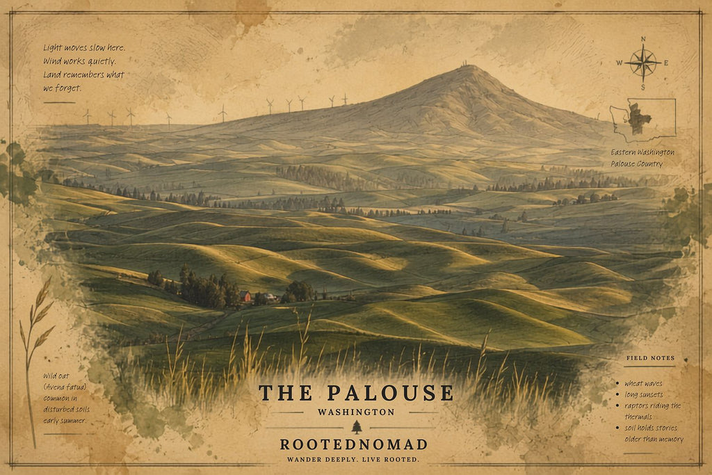 RootedNomad The Palouse (Washington State) Poster