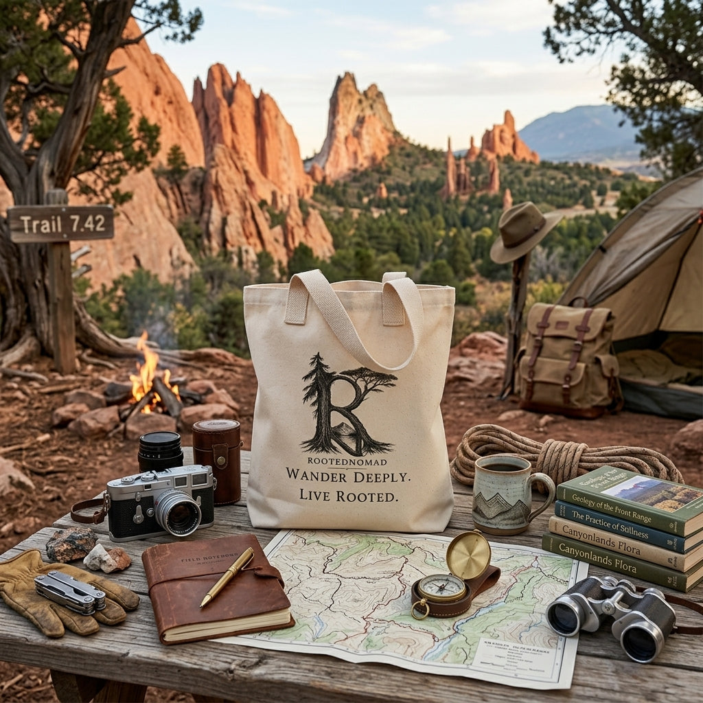Wander Deeply Canvas Tote | RootedNomad