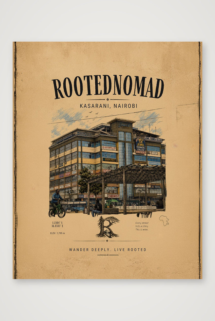 Kasarani Poster — 40×50cm, 16×20" Print only