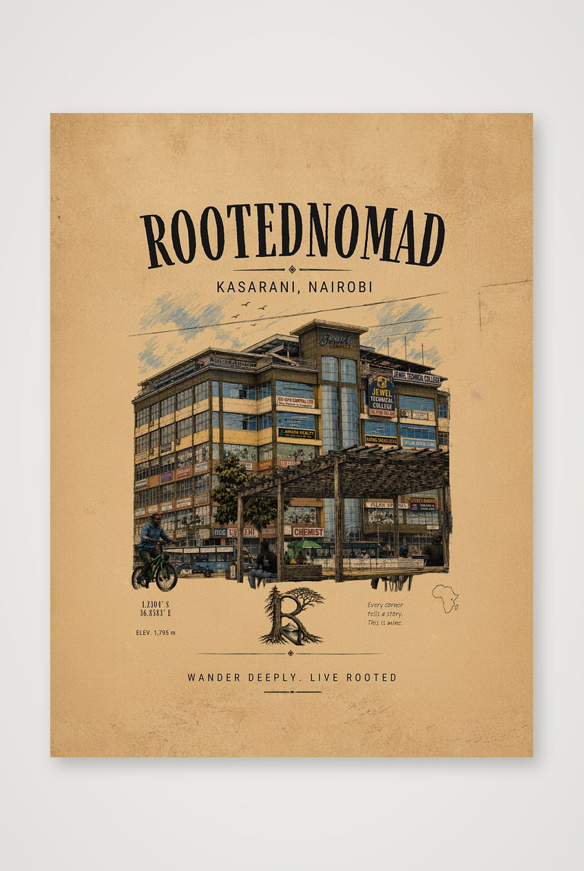 Kasarani Poster — 60×80cm, 24×31" Print only