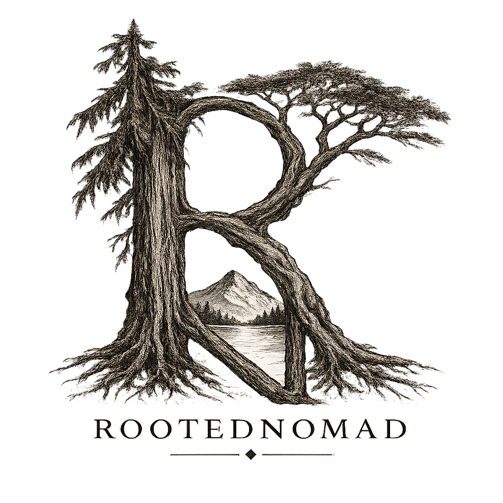 RootedNomad website logo